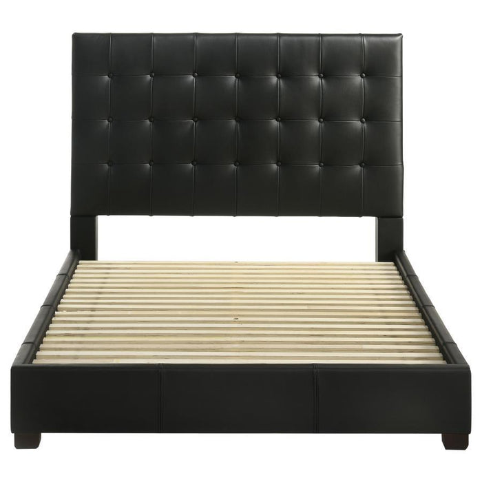 Medley - Genuine Leather Platform Bed - Simple Home Plus