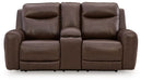 Gravier - Power Reclining Loveseat With Console / Adjustable Headrest - Cordova - Simple Home Plus