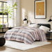 Zuri - 90" x 90" Blanket - Blush / Gray - Simple Home Plus