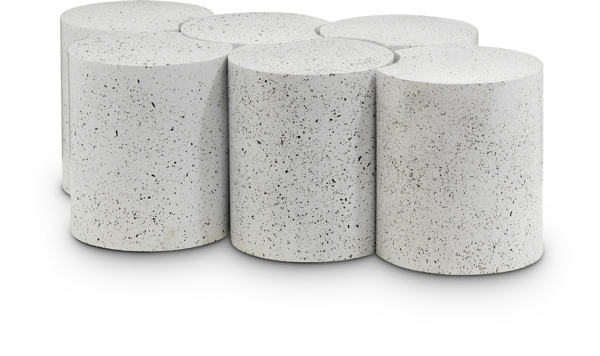 Dimple - 6 Piece Modular Coffee Table - Terazzo Finish - Simple Home Plus