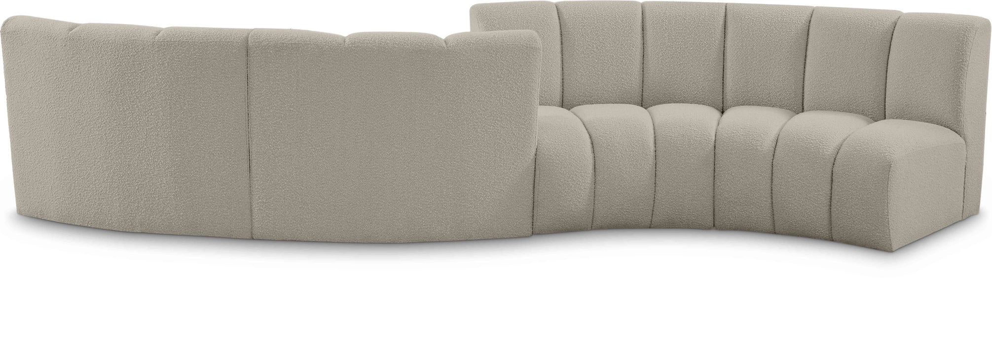 Infinity - 4 Piece Boucle Modular Sectional - Simple Home Plus