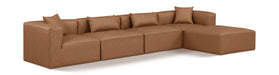 Cube - 5 Piece Modular Sectional With Chaise - Simple Home Plus
