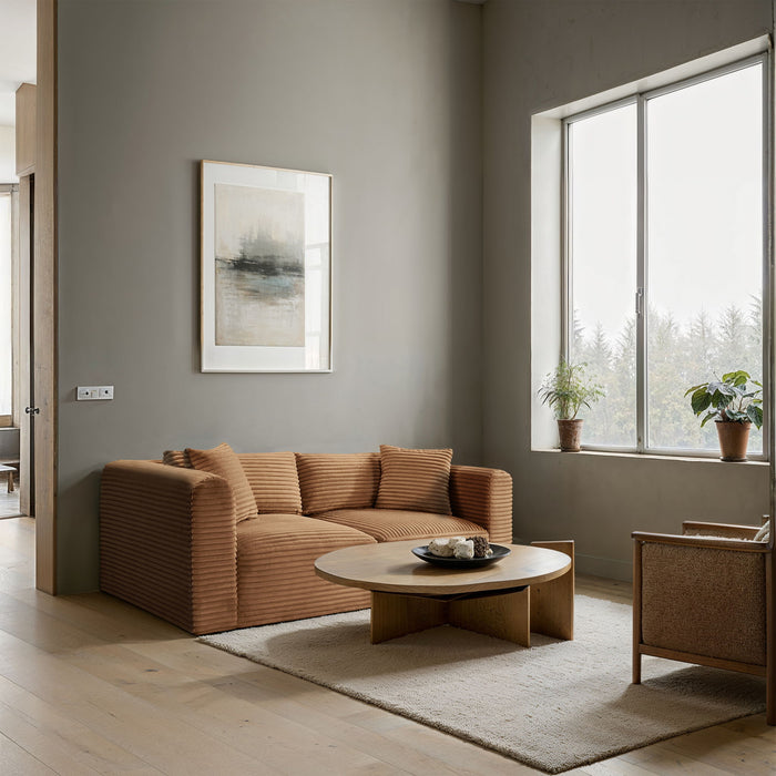 Shaggy - Fabric 2 Seat Modular Sofa - Simple Home Plus