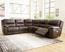 Dunleith - Power Reclining Sectional - Simple Home Plus