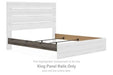Graystorm - King Panel Rails - Brown Gray - Simple Home Plus