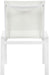 Nizuc - Outdoor Patio Dining Chair With White Frame (Set of 2) - Simple Home Plus