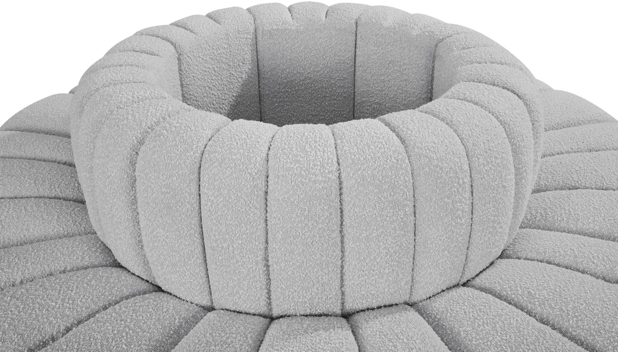 Arc - Boucle Fabric 8 Piece Round Modular Sofa - Simple Home Plus