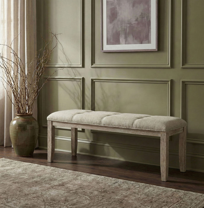 Ananda - Fabric Upholstered Bench - Simple Home Plus