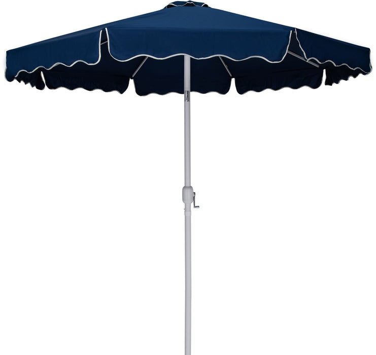 Amalfi - Patio Umbrella - Black Base / White Pole - Simple Home Plus
