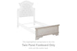 Realyn - Twin Panel Footboard - Chipped White - Simple Home Plus