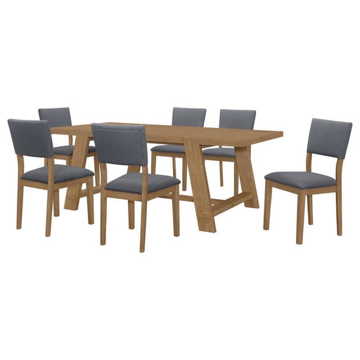 Sharon - Rectangular Trestle Base Dining Table Set - Simple Home Plus