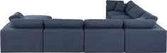Comfy - 7 Piece Linen Modular Sectional With Chaise - Simple Home Plus