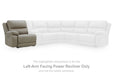 Narwhal Place - LAF Zero Wall Power Recliner - Pebble - Simple Home Plus