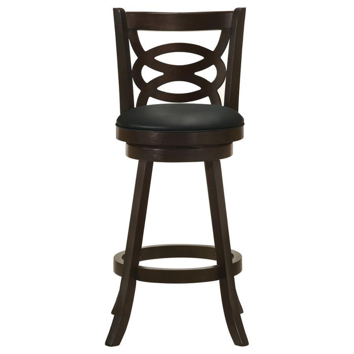 Calecita - Wood Swivel Counter Stool (Set of 2) - Simple Home Plus