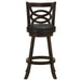 Calecita - Wood Swivel Counter Stool (Set of 2) - Simple Home Plus