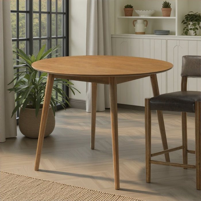 Bennet - Round Wood Dining Table - Simple Home Plus