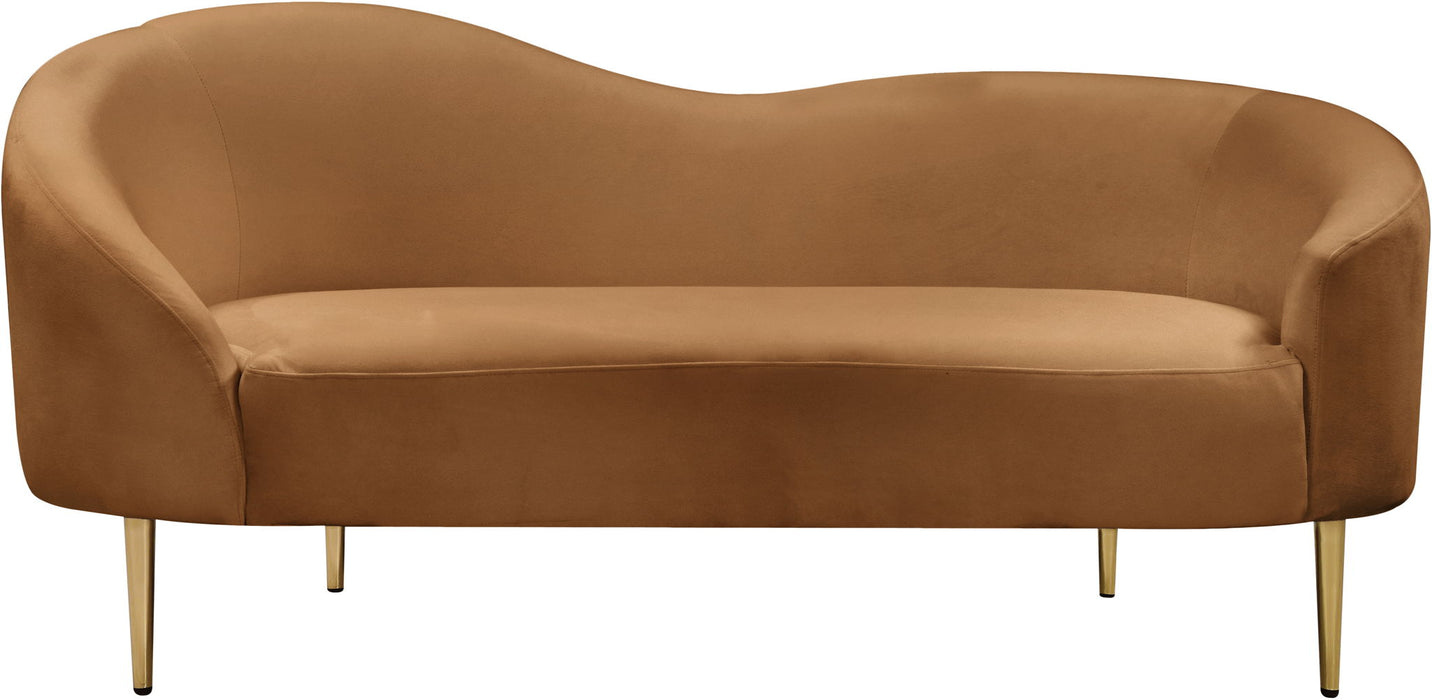 Ritz - Loveseat - Saddle - Simple Home Plus