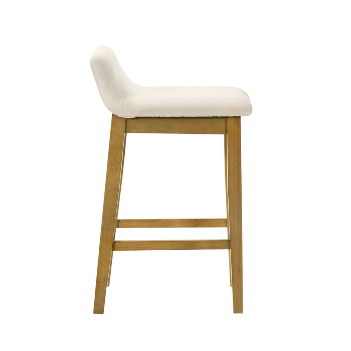 Annikah - Modern Transitional Wood Counter Height Kitchen Bar Stool - Simple Home Plus