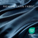 Satin - 6 Piece California King Luxury Sheet Set - Midnight Blue - Simple Home Plus