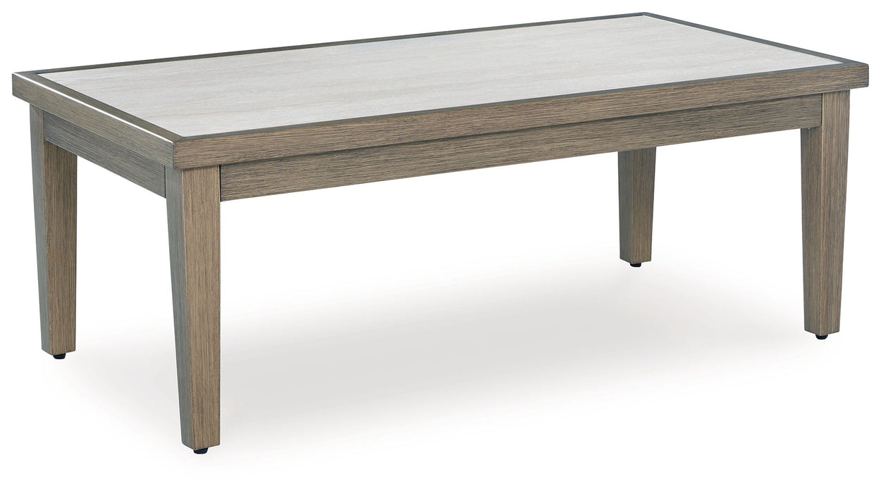 Rainier Ranch - Brown / Beige - Rectangular Cocktail Table - Simple Home Plus
