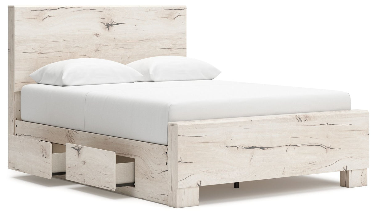 Lawroy - Panel Bed With Storage - Simple Home Plus