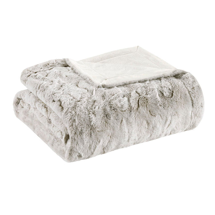 Zuri - Oversized Throw - Snow Leopard - Simple Home Plus