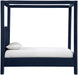 Salina - Velvet Upholstered Bed - Simple Home Plus