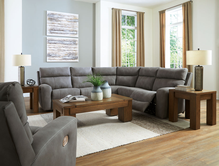 Next-gen Durapella - Power Reclinering Sectional Set - Simple Home Plus