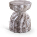 Caserta - Marble Finish Concrete End Table - Simple Home Plus