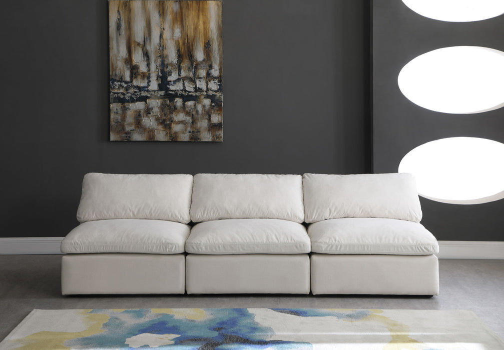 Plush - Modular Armless 3 Seat Sofa - Simple Home Plus