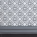 Donnell - Embroidered And Pieced Shower Curtain - Black / Gray - Simple Home Plus