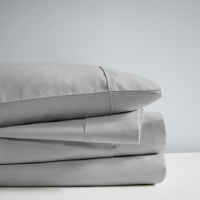 1000 Thread Count - King HeiQ Smart Temperature Blend 4 Piece Sheet Set - Gray - Simple Home Plus