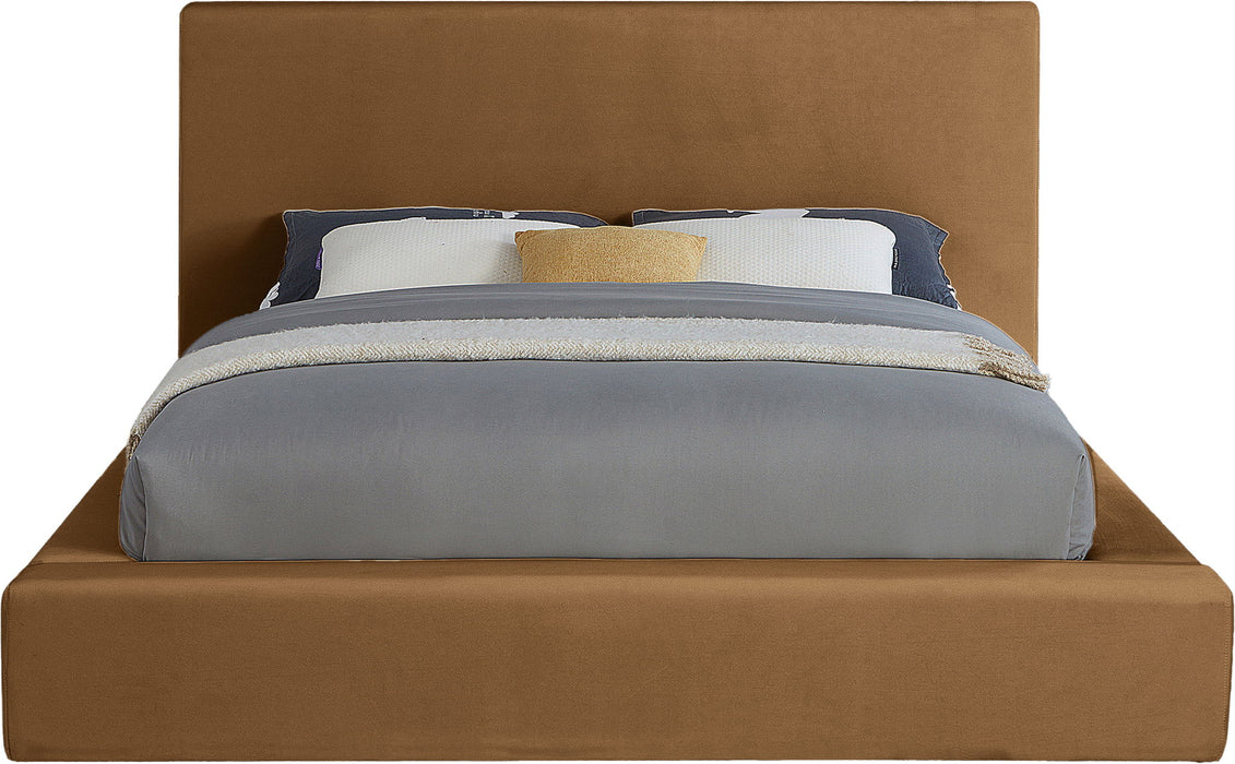 Dorian - Velvet Upholstered Bed - Simple Home Plus