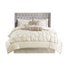 Laurel - 7 Piece Tufted Comforter Set - Ivory - Simple Home Plus
