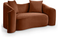 Destin - Velvet Loveseat - Simple Home Plus