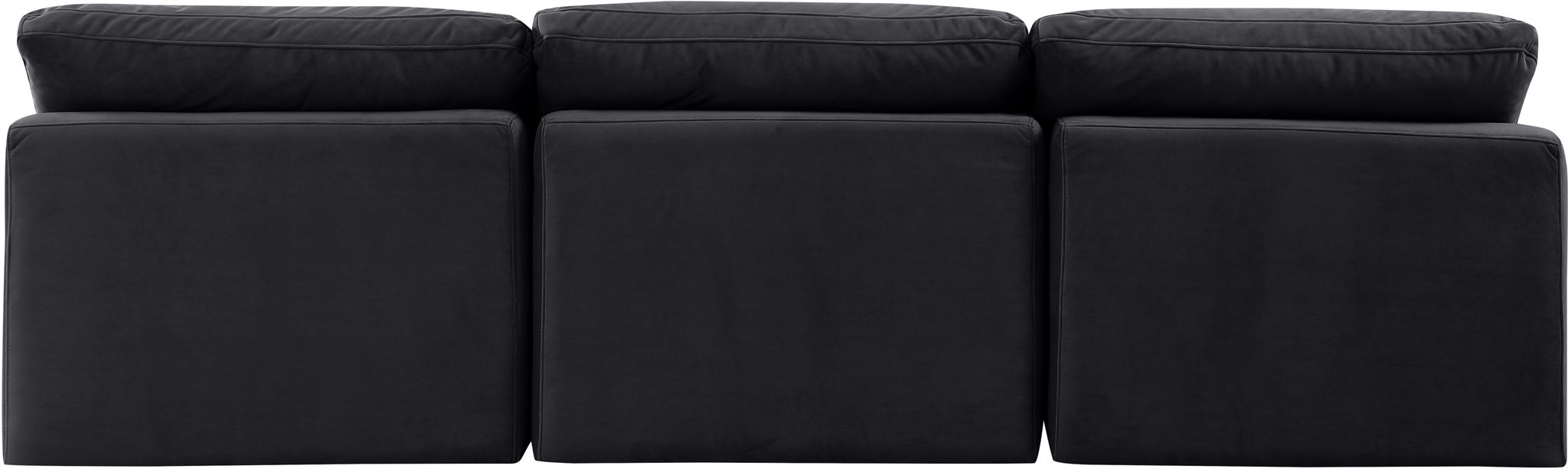 Indulge - Velvet 3 Seat Modular Armless Sofa - Simple Home Plus