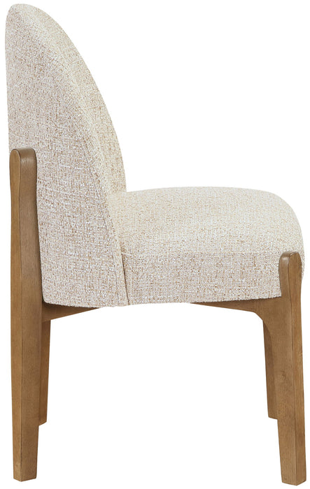 Torino - Upholstered Dining Chair With Brushed Brown Base (Set of 2) - Simple Home Plus