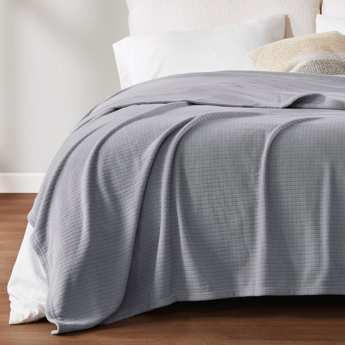 Microfleece - King Blanket - Gray - Simple Home Plus