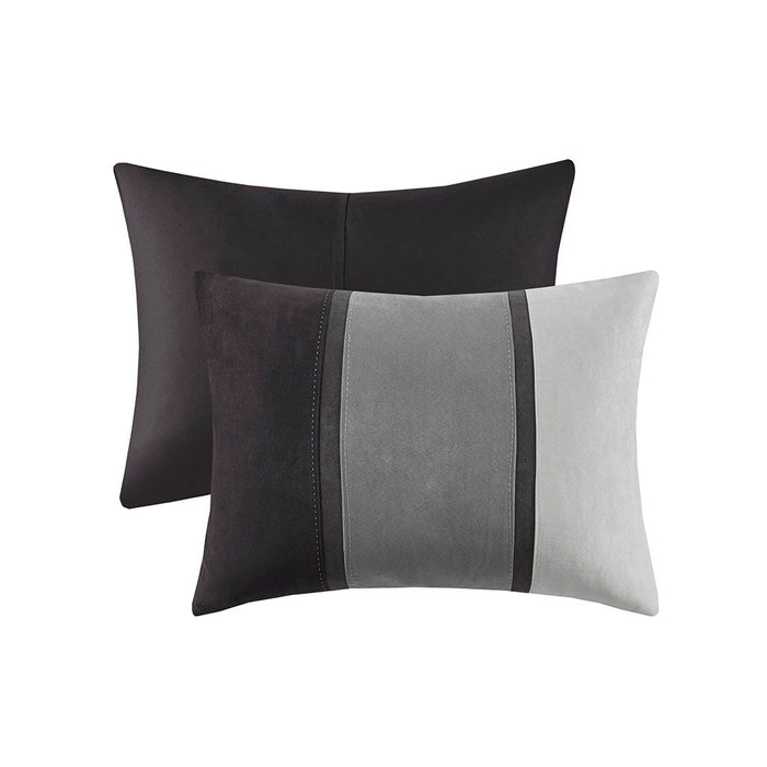Palisades - Queen 7 Piece Comforter Set - Black - Simple Home Plus