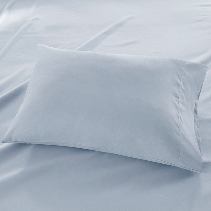 Queen All Season Moisture Wicking Lightweight Sheet Set - Blue - Simple Home Plus