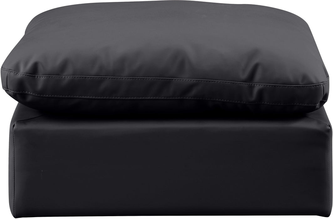 Indulge - Faux Leather Ottoman - Simple Home Plus