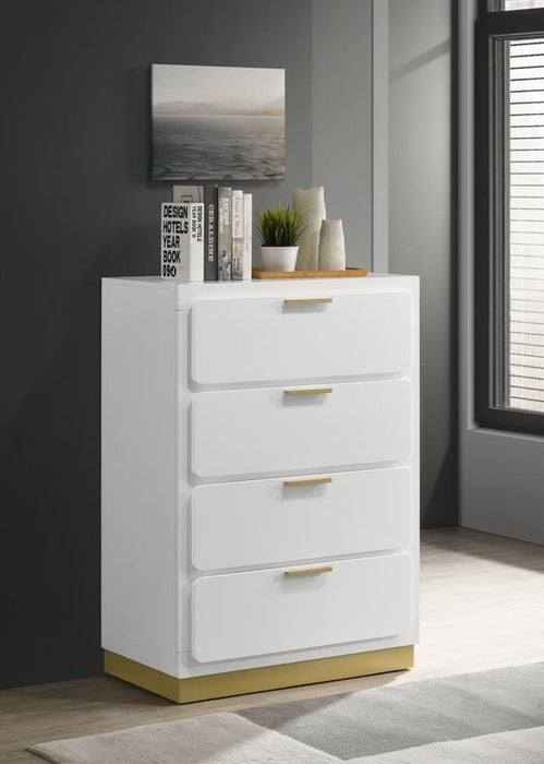 Caraway - 4-Drawer Bedroom Chest - Simple Home Plus