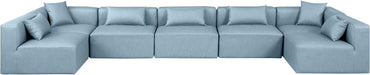 Cube - 7 Piece Modular U-Shaped Sectional - Simple Home Plus