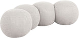 Apollo - Boucle Fabric Bench - Simple Home Plus