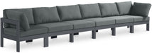 Nizuc - Outdoor Patio 6 Seat Modular Sofa With Gray Frame - Simple Home Plus