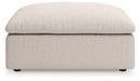Whitehaven - Oyster - Oversized Accent Ottoman - Simple Home Plus