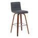 Vienna - Swivel Bar Stool - Walnut Base - Simple Home Plus