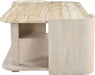 Calabria - Marble And Oak Wood Table - Simple Home Plus