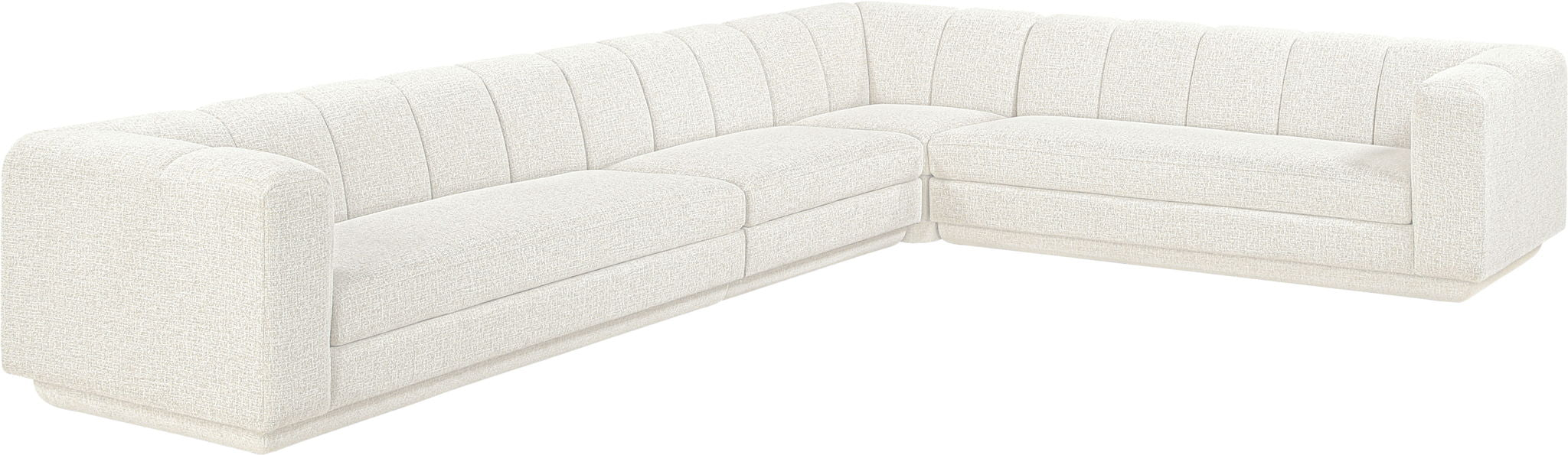 Modari - Sectional - Cream - Simple Home Plus