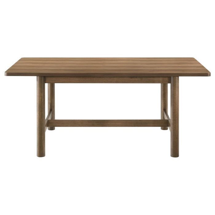 Crestmore - Rectangular Wood Dining Table - Walnut - Simple Home Plus